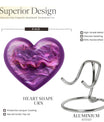 Abstract Heart Urn