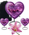 Abstract Heart Urn