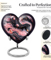 Abstract Heart Urn