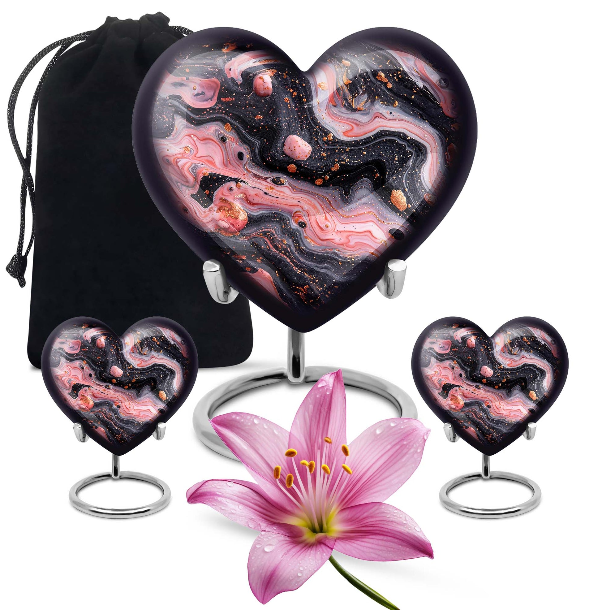 Abstract Heart Urn