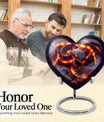 10-inch heart-shaped snake urn for adult ashes,