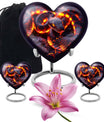 10-inch heart-shaped snake urn for adult ashes,