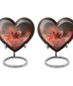 Heart Cardinal Bird Urn