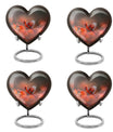 Heart Cardinal Bird Urn