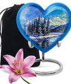 Mountains Heart Urn