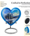 Mountains Heart Urn