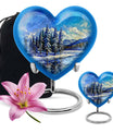 Mountains Heart Urn