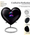  shaped Puffin bird urn cremation urn for mother, 