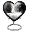 heart-shaped mountain winter urn