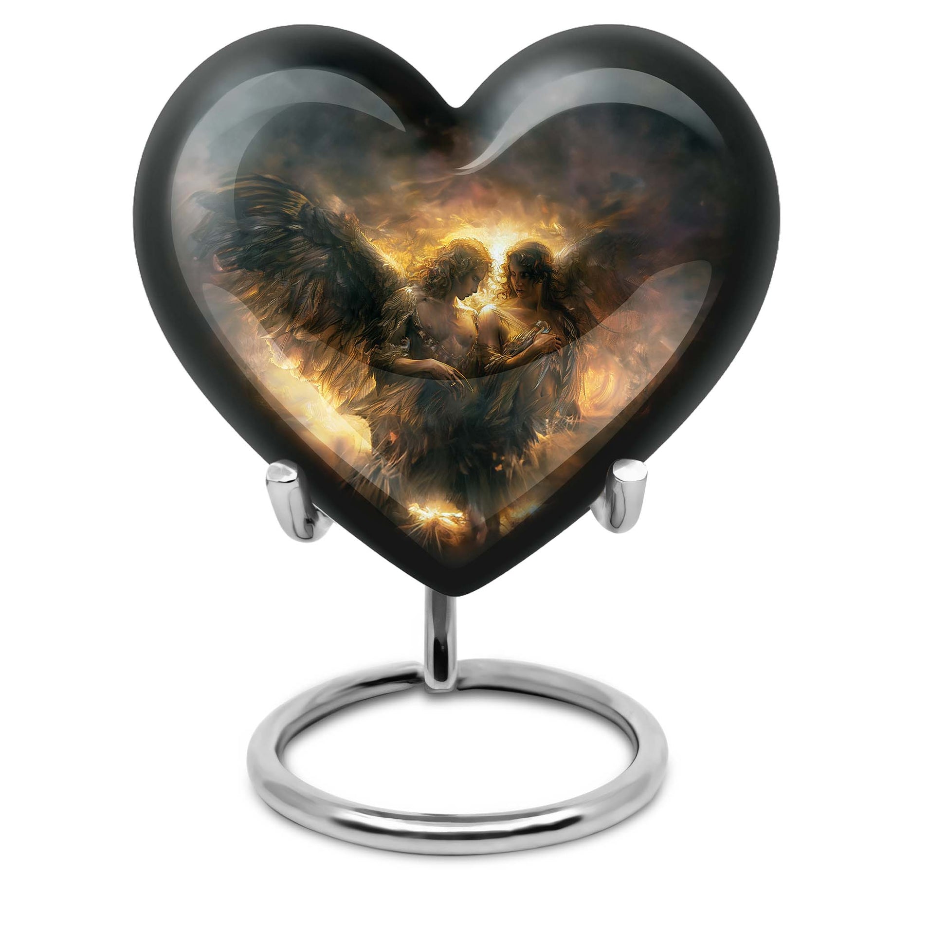 heart design catholic urn 