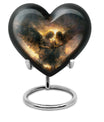 heart design catholic urn 