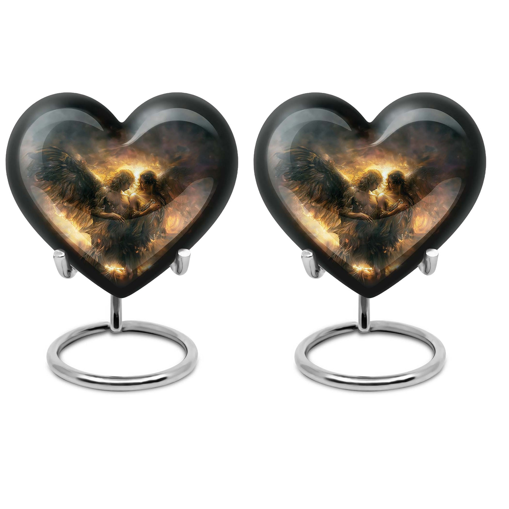 heart design catholic urn 