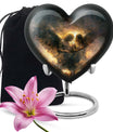 heart design catholic urn 