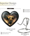 heart design catholic urn 