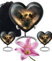 heart design catholic urn 