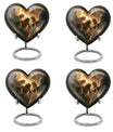  heart-shaped catholic urn for adult female ashes,