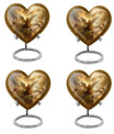 heart designed catholic urn for cremation