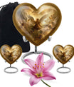 heart designed catholic urn for cremation