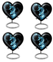 10-inch heart-shaped catholic urn for human ashes, 