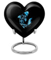 10-inch heart-shaped catholic urn