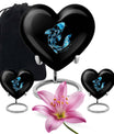 10-inch heart-shaped catholic urn