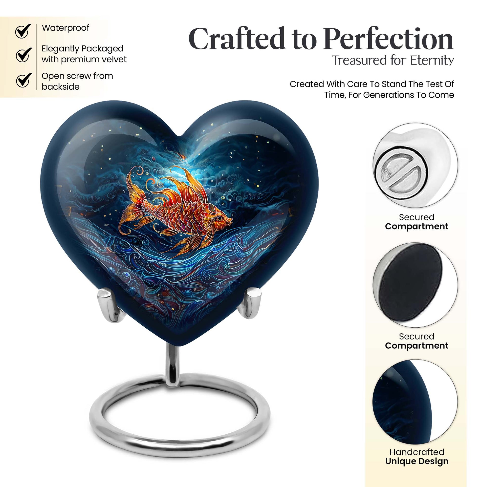 Heart Urn for cremation ashes