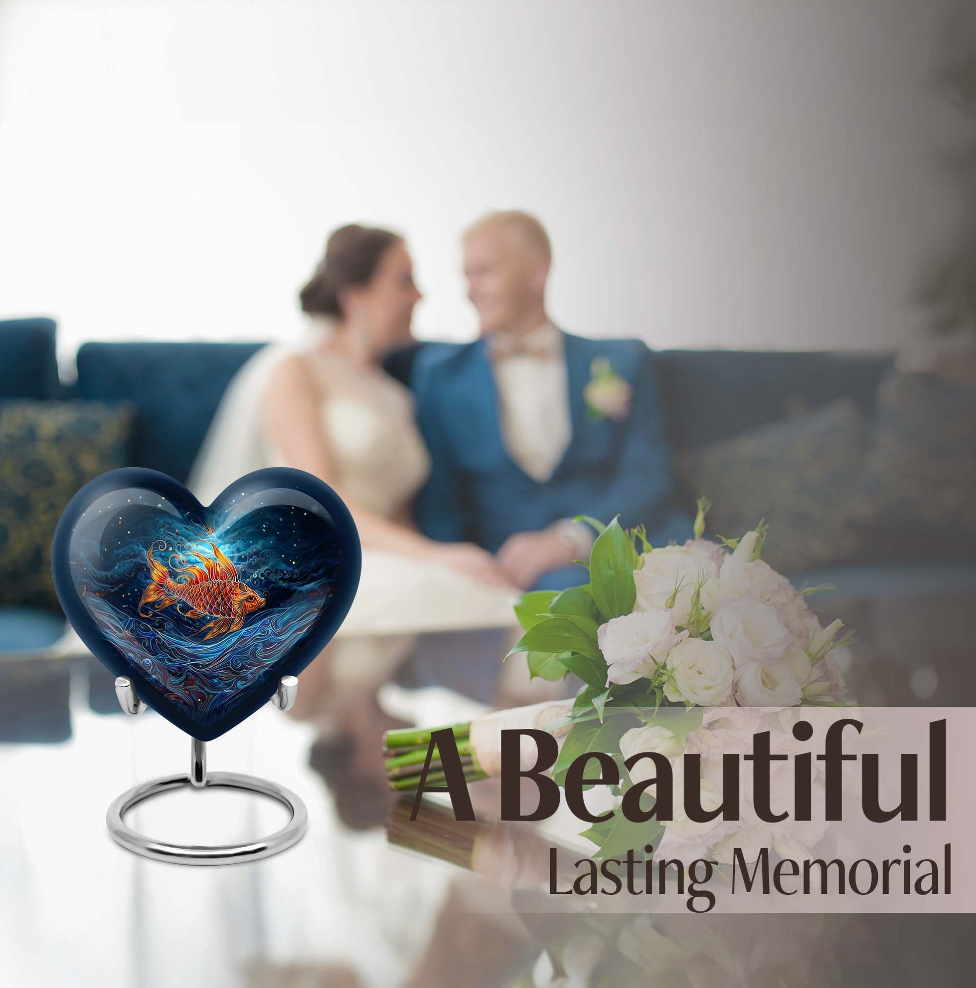 Heart Urn for cremation ashes