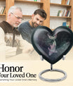 heart design catholic urn