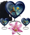 heart shaped owl urn for adult male