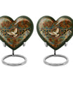 Heart-shaped Catholic Urn