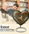 Heart-shaped Catholic Urn