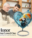 Puffin Bird Heart Memorial Urn