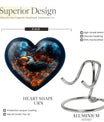 Heart Design Puffin Bird Urn