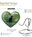 heart shaped Puffin Bird Urn