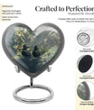 Puffin Bird Heart Urn