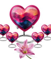 Pattern Custom Urns Funeral, Ashes Cremation Urn For Ashes