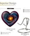 10-Inch heart shaped Galaxy Urn