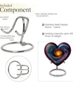 10-Inch heart shaped Galaxy Urn