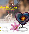 10-Inch heart shaped Galaxy Urn