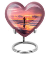 heart shaped fishing urn