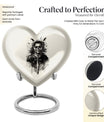 Heart-shaped Catholic Urn