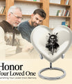 Heart-shaped Catholic Urn