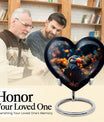 10-inch abstract design heart-shaped Toucans 