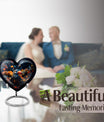 10-inch abstract design heart-shaped Toucans 