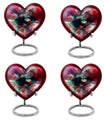 Toucans Urn, heart-shaped