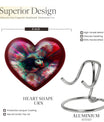 Toucans Urn, heart-shaped