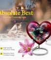Toucans Urn, heart-shaped