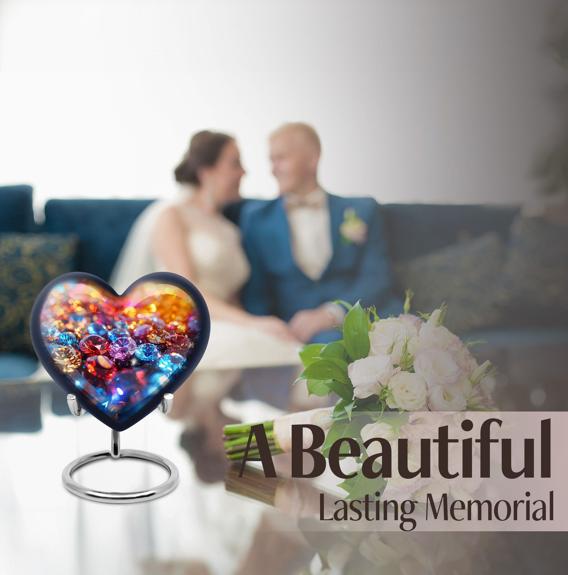  diamond burial cremation urn 