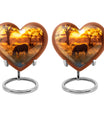 Zebra Small Urn For Human Ashes Funeral, Ashes Cremation Urn