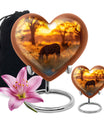 Zebra Small Urn For Human Ashes Funeral, Ashes Cremation Urn